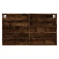 vidaXL Vitrinenschrank Räuchereiche 100x15x58 cm Holzwerkstoff vidaXL Vitrinenschrank Räuchereiche 100x15x58 cm Holzwerkstoff