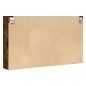 vidaXL Vitrinenschrank Räuchereiche 100x15x58 cm Holzwerkstoff vidaXL Vitrinenschrank Räuchereiche 100x15x58 cm Holzwerkstoff