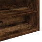 vidaXL Vitrinenschrank Räuchereiche 100x15x58 cm Holzwerkstoff vidaXL Vitrinenschrank Räuchereiche 100x15x58 cm Holzwerkstoff