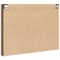 vidaXL Vitrinenschrank Braun Eichen-Optik 100x8,5x75 cm Holzwerkstoff vidaXL Vitrinenschrank Braun Eichen-Optik 100x8,5x75 cm Holzwerkstoff
