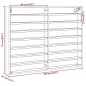 vidaXL Vitrinenschrank Braun Eichen-Optik 100x8,5x75 cm Holzwerkstoff vidaXL Vitrinenschrank Braun Eichen-Optik 100x8,5x75 cm Holzwerkstoff