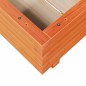 vidaXL Pflanzkübel Wachsbraun 50x50x26,5 cm Massivholz Kiefer vidaXL Pflanzkübel Wachsbraun 50x50x26,5 cm Massivholz Kiefer