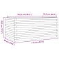 vidaXL Pflanzkübel 110x60x45,5 cm Massivholz Kiefer vidaXL Pflanzkübel 110x60x45,5 cm Massivholz Kiefer