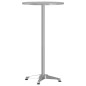 vidaXL Outdoor-Bartisch Höhenverstellbar Ø59,5x70/109,5 cm Aluminium vidaXL Outdoor-Bartisch Höhenverstellbar Ø59,5x70/109,5 cm Aluminium