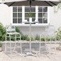 vidaXL Outdoor-Bartisch Höhenverstellbar Ø59,5x70/109,5 cm Aluminium vidaXL Outdoor-Bartisch Höhenverstellbar Ø59,5x70/109,5 cm Aluminium