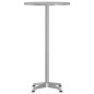 vidaXL Outdoor-Bartisch Höhenverstellbar Ø59,5x70/109,5 cm Aluminium vidaXL Outdoor-Bartisch Höhenverstellbar Ø59,5x70/109,5 cm Aluminium