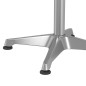 vidaXL Outdoor-Bartisch Höhenverstellbar Ø59,5x70/109,5 cm Aluminium vidaXL Outdoor-Bartisch Höhenverstellbar Ø59,5x70/109,5 cm Aluminium