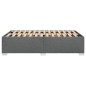 vidaXL Bettgestell Dunkelgrau 120x190 cm Stoff vidaXL Bettgestell Dunkelgrau 120x190 cm Stoff