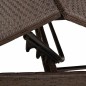 vidaXL Sonnenliegen mit Auflagen 2 Stk. Braun Poly Rattan vidaXL Sonnenliegen mit Auflagen 2 Stk. Braun Poly Rattan