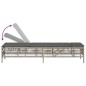 vidaXL Sonnenliegen mit Auflagen 2 Stk. Hellgrau Poly Rattan vidaXL Sonnenliegen mit Auflagen 2 Stk. Hellgrau Poly Rattan