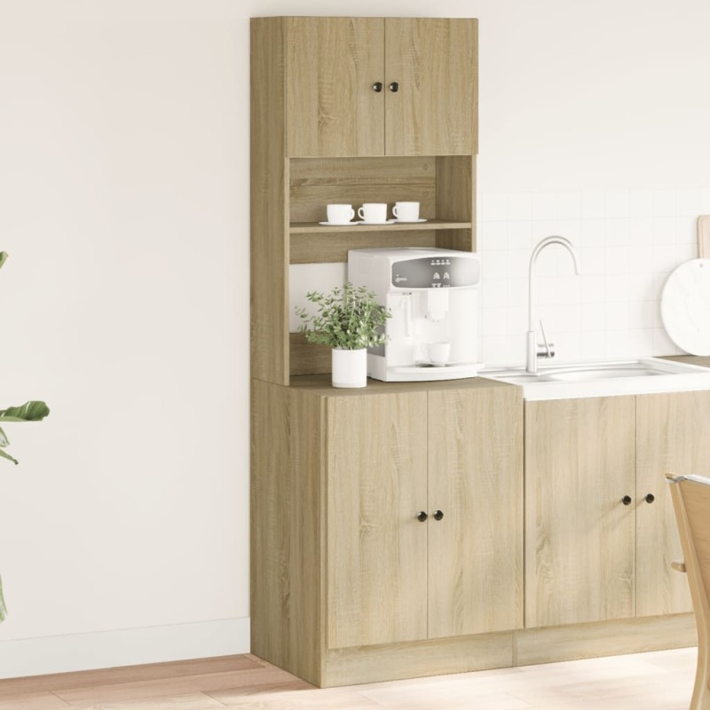 vidaXL Küchenschrank Sonoma-Eiche 60x50x180 cm Holzwerkstoff vidaXL Küchenschrank Sonoma-Eiche 60x50x180 cm Holzwerkstoff
