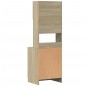 vidaXL Küchenschrank Sonoma-Eiche 60x50x180 cm Holzwerkstoff vidaXL Küchenschrank Sonoma-Eiche 60x50x180 cm Holzwerkstoff