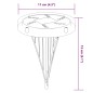 vidaXL Solar-Bodenleuchten mit Erdspieß 4 Stk. Warmweiß vidaXL Solar-Bodenleuchten mit Erdspieß 4 Stk. Warmweiß