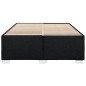 vidaXL Bettgestell ohne Matratze Schwarz 160x200 cm Stoff vidaXL Bettgestell ohne Matratze Schwarz 160x200 cm Stoff