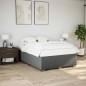 vidaXL Bettgestell ohne Matratze Dunkelgrau 140x200 cm Stoff vidaXL Bettgestell ohne Matratze Dunkelgrau 140x200 cm Stoff