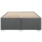 vidaXL Bettgestell ohne Matratze Dunkelgrau 140x200 cm Stoff vidaXL Bettgestell ohne Matratze Dunkelgrau 140x200 cm Stoff