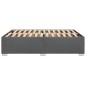 vidaXL Bettgestell ohne Matratze Dunkelgrau 140x200 cm Stoff vidaXL Bettgestell ohne Matratze Dunkelgrau 140x200 cm Stoff