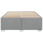 vidaXL Bettgestell ohne Matratze Hellgrau 160x200 cm Stoff vidaXL Bettgestell ohne Matratze Hellgrau 160x200 cm Stoff