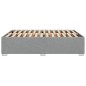 vidaXL Bettgestell ohne Matratze Hellgrau 160x200 cm Stoff vidaXL Bettgestell ohne Matratze Hellgrau 160x200 cm Stoff