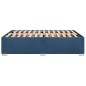 vidaXL Bettgestell ohne Matratze Blau 160x200 cm Stoff vidaXL Bettgestell ohne Matratze Blau 160x200 cm Stoff