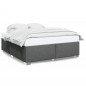 vidaXL Bettgestell ohne Matratze Dunkelgrau 180x200 cm Stoff vidaXL Bettgestell ohne Matratze Dunkelgrau 180x200 cm Stoff
