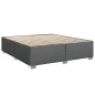vidaXL Bettgestell ohne Matratze Dunkelgrau 180x200 cm Stoff vidaXL Bettgestell ohne Matratze Dunkelgrau 180x200 cm Stoff