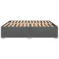 vidaXL Bettgestell ohne Matratze Dunkelgrau 180x200 cm Stoff vidaXL Bettgestell ohne Matratze Dunkelgrau 180x200 cm Stoff