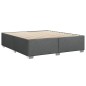 vidaXL Bettgestell ohne Matratze Dunkelgrau 180x200 cm Stoff vidaXL Bettgestell ohne Matratze Dunkelgrau 180x200 cm Stoff