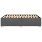 vidaXL Bettgestell ohne Matratze Dunkelgrau 140x190 cm Stoff vidaXL Bettgestell ohne Matratze Dunkelgrau 140x190 cm Stoff