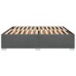 vidaXL Bettgestell ohne Matratze Dunkelgrau 200x200 cm Stoff vidaXL Bettgestell ohne Matratze Dunkelgrau 200x200 cm Stoff