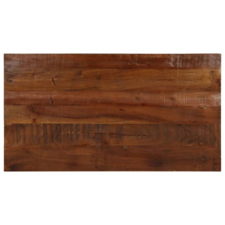 vidaXL Tischplatte 100x70x3,8 cm Rechteckig Altholz Massiv