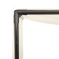 vidaXL Doppel-Sonnenliege mit Dach und Vorhängen Schwarz Poly-Rattan vidaXL Doppel-Sonnenliege mit Dach und Vorhängen Schwarz Poly-Rattan