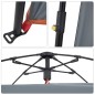 vidaXL Sichtschutzzelt Grau Quick Release Wasserdicht vidaXL Sichtschutzzelt Grau Quick Release Wasserdicht