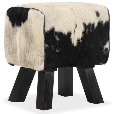 vidaXL Hocker Echtes Ziegenfell 40x30x45 cm