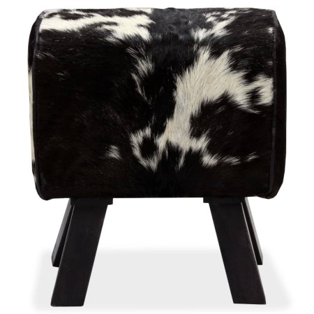 vidaXL Hocker Echtes Ziegenfell 40x30x45 cm