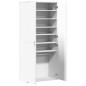 vidaXL Schuhschrank Weiß 80×39×178 cm Holzwerkstoff vidaXL Schuhschrank Weiß 80×39×178 cm Holzwerkstoff
