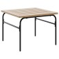 vidaXL Outdoor-Satztische 2 Stk. Braun und Schwarz Stahl vidaXL Outdoor-Satztische 2 Stk. Braun und Schwarz Stahl