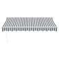 vidaXL Markise Einziehbar Anthrazit und Weiß 3x2,5 m Stoff & Aluminium vidaXL Markise Einziehbar Anthrazit und Weiß 3x2,5 m Stoff & Aluminium
