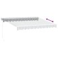 vidaXL Markise Einziehbar Anthrazit und Weiß 3x2,5 m Stoff & Aluminium vidaXL Markise Einziehbar Anthrazit und Weiß 3x2,5 m Stoff & Aluminium