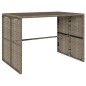 vidaXL 3-tlg. Garten-Essgruppe mit Kissen Grau Poly Rattan vidaXL 3-tlg. Garten-Essgruppe mit Kissen Grau Poly Rattan