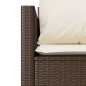 vidaXL 3-tlg. Bistro-Set mit Kissen Braun Poly Rattan vidaXL 3-tlg. Bistro-Set mit Kissen Braun Poly Rattan