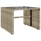 vidaXL 4-tlg. Garten-Sofagarnitur mit Kissen Hellgrau Poly Rattan vidaXL 4-tlg. Garten-Sofagarnitur mit Kissen Hellgrau Poly Rattan