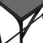 vidaXL Konsolentisch mit Glasplatte Schwarz 80x35x81 cm Stahl vidaXL Konsolentisch mit Glasplatte Schwarz 80x35x81 cm Stahl