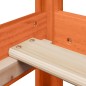 vidaXL Massivholzbett und Bank mit Dach Orange 90x190 cm Kiefernholz vidaXL Massivholzbett und Bank mit Dach Orange 90x190 cm Kiefernholz
