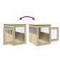 vidaXL Hundekäfig im Möbelstil Sonoma-Eiche 55x75x65 cm Holzwerkstoff vidaXL Hundekäfig im Möbelstil Sonoma-Eiche 55x75x65 cm Holzwerkstoff
