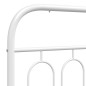 vidaXL Metallbett ohne Matratze mit Kopfteil Weiß 75x190 cm vidaXL Metallbett ohne Matratze mit Kopfteil Weiß 75x190 cm