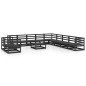 12-tlg. Garten-Lounge-Set Schwarz Massivholz Kiefer 12-tlg. Garten-Lounge-Set Schwarz Massivholz Kiefer