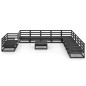 12-tlg. Garten-Lounge-Set Schwarz Massivholz Kiefer 12-tlg. Garten-Lounge-Set Schwarz Massivholz Kiefer