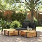 vidaXL Gartentisch 68x68x30 cm Massivholz Akazie vidaXL Gartentisch 68x68x30 cm Massivholz Akazie