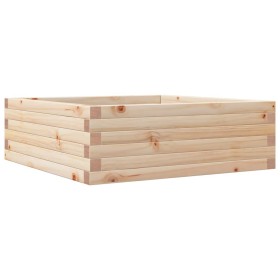 vidaXL Pflanzkübel 70x70x23 cm Massivholz Kiefer
